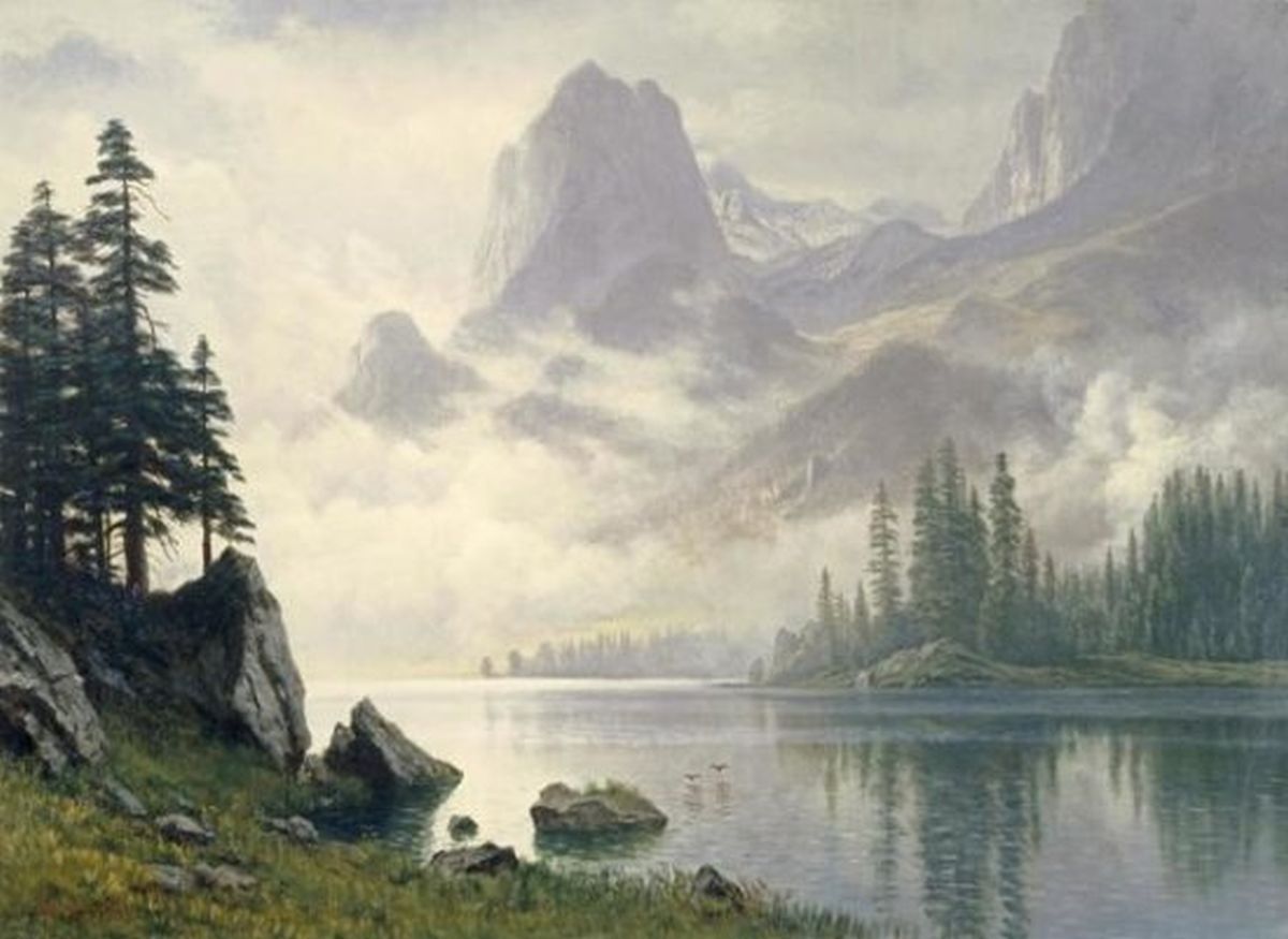 Mountain Out of The Mist (Digital Print)