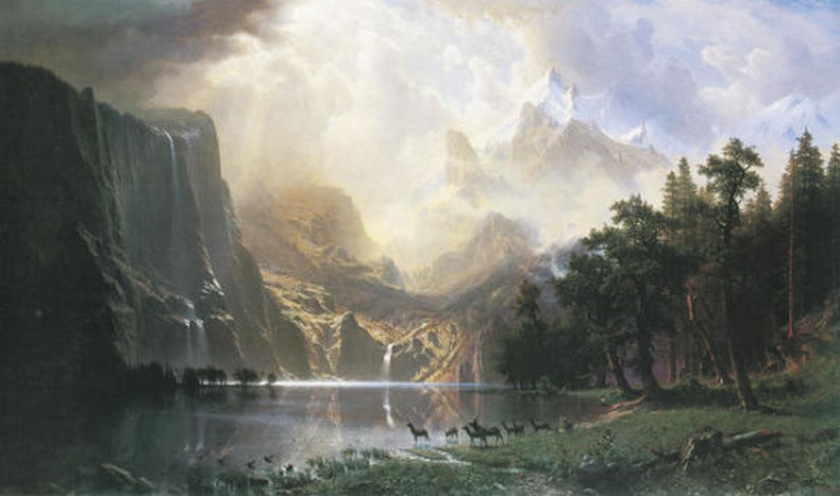 Albert Bierstadt - Sierra Nevada In California - art prints and posters