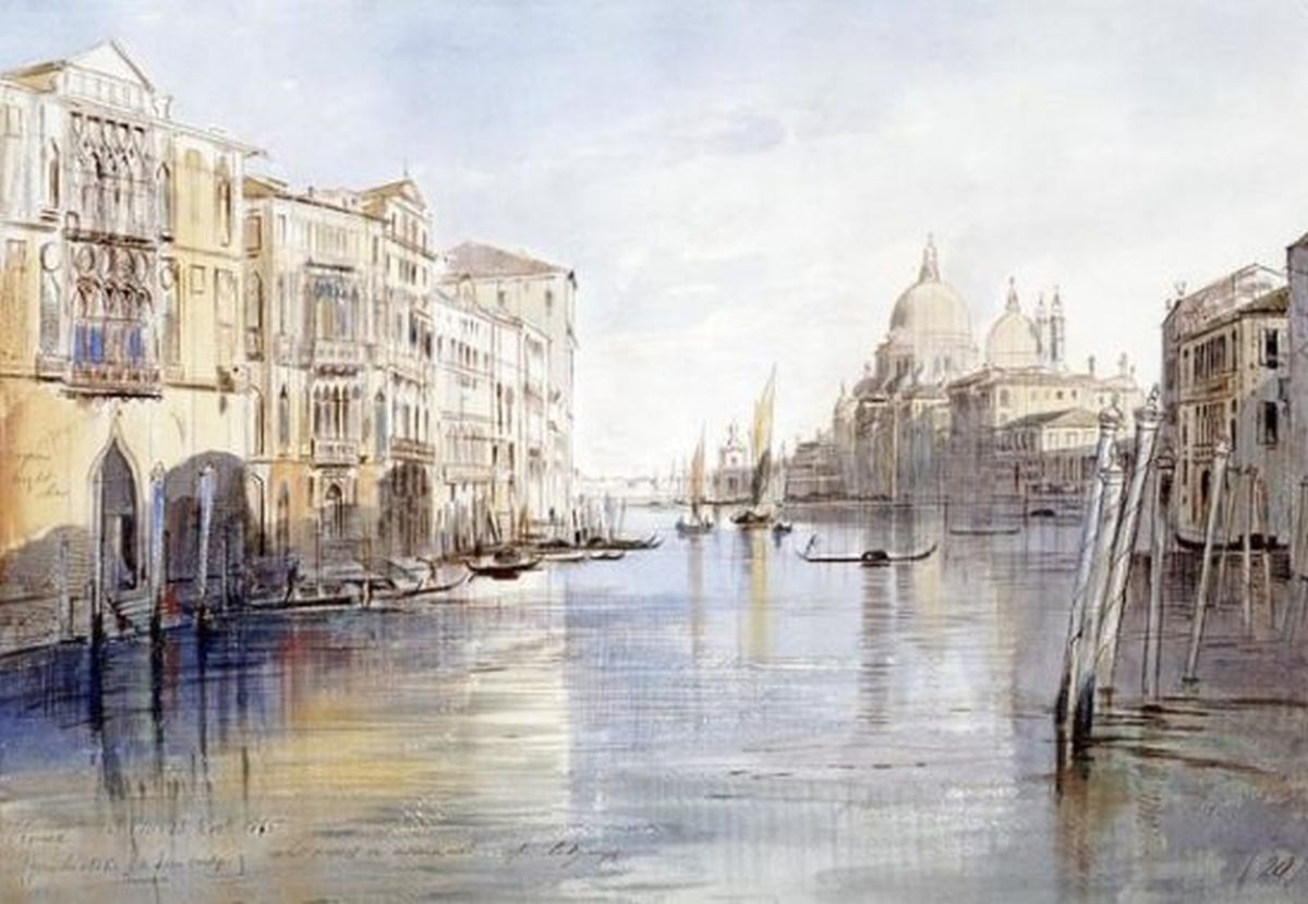 The Grand Canal - Venice Italy (Digital Print)
Size: 36 X 24 7/8
Artist: Edward Lear