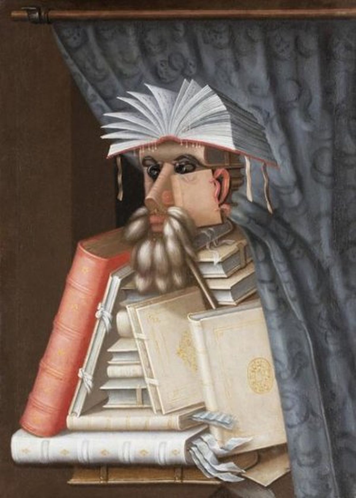 The librarian. (Digital Print)
Size: 24 X 32
Artist: Giuseppe Arnimboldo