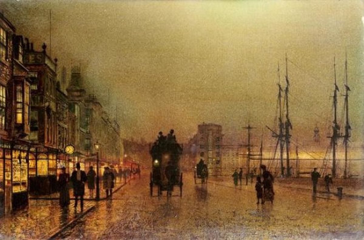 Glasgow (Digital Print)
Size: 30 X 19 7/8
Artist: John Atkinson Grimshaw