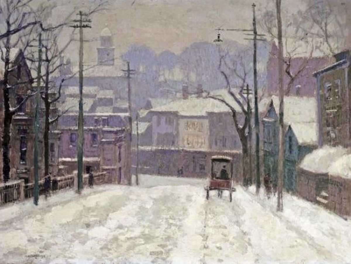 Twilight in Gloucester (Digital Print)
Size: 30 X 22 5/8
Artist: Paul Cornoyer