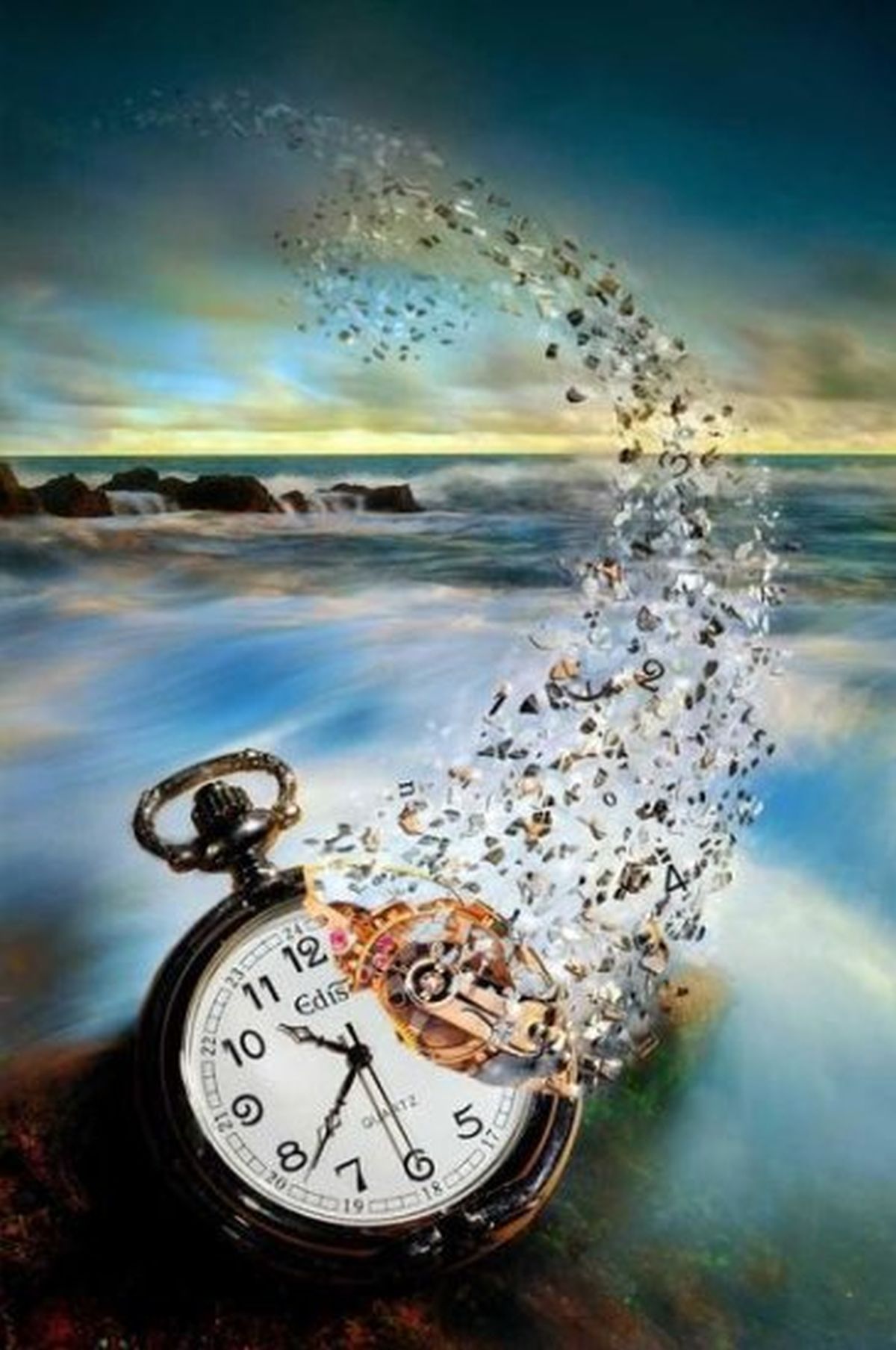Vanishing Time. (Digital Print)
Size: 19 3/4 X 30
Artist: Sandy Wijaya