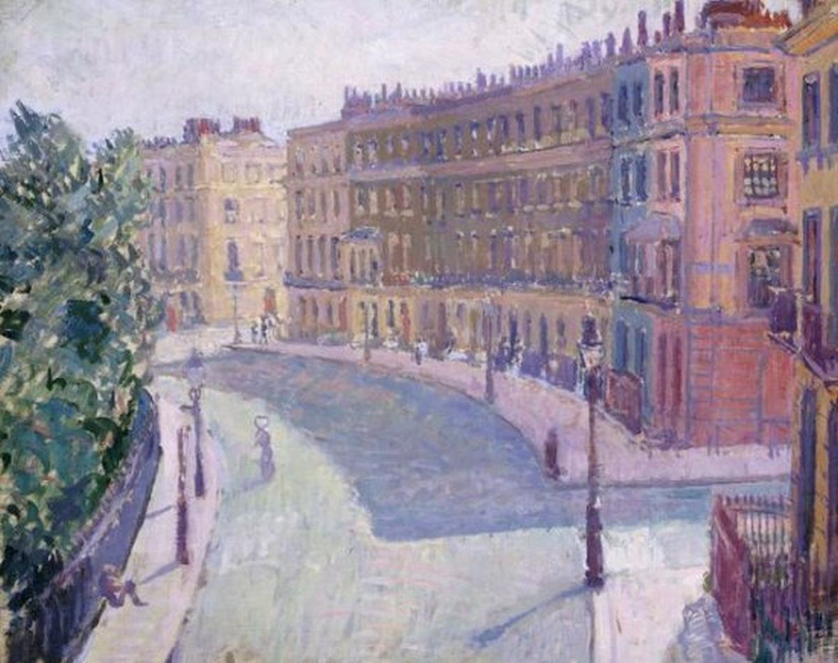 Mornington Crescent (Digital Print)
Size: 40 X 31 5/8
Artist: Spencer Frederick Gore