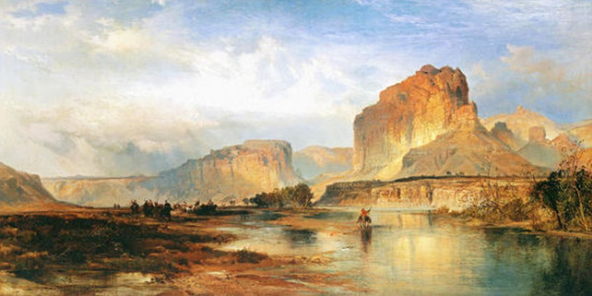Cliffs of the Green River (Digital Print)
