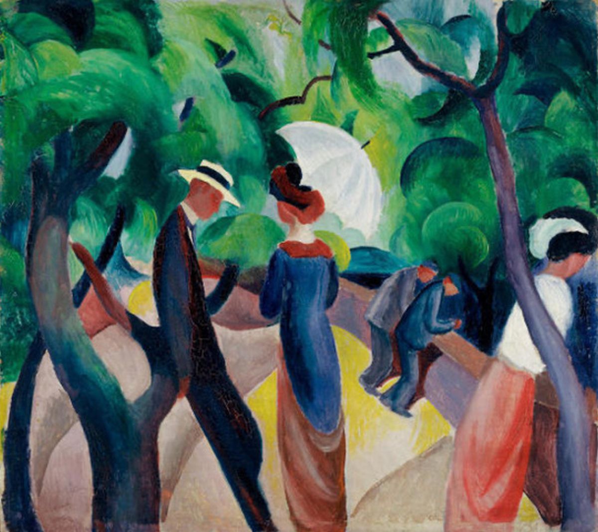Promenade (Digital Print)
Size: 22 X 19 1/2
Artist: August Macke