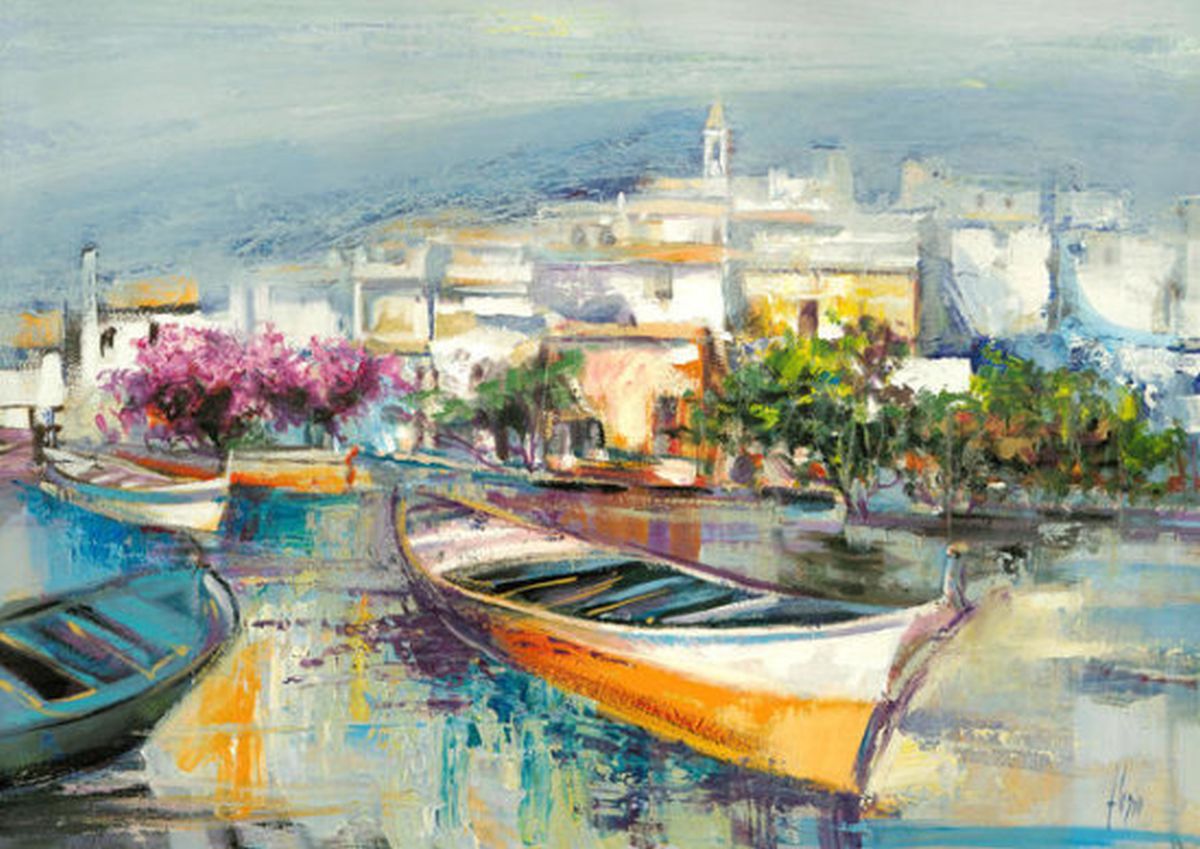 Paese Mediterraneo
Size: 30 X 21 1/4
Artist: Luigi Glorio
